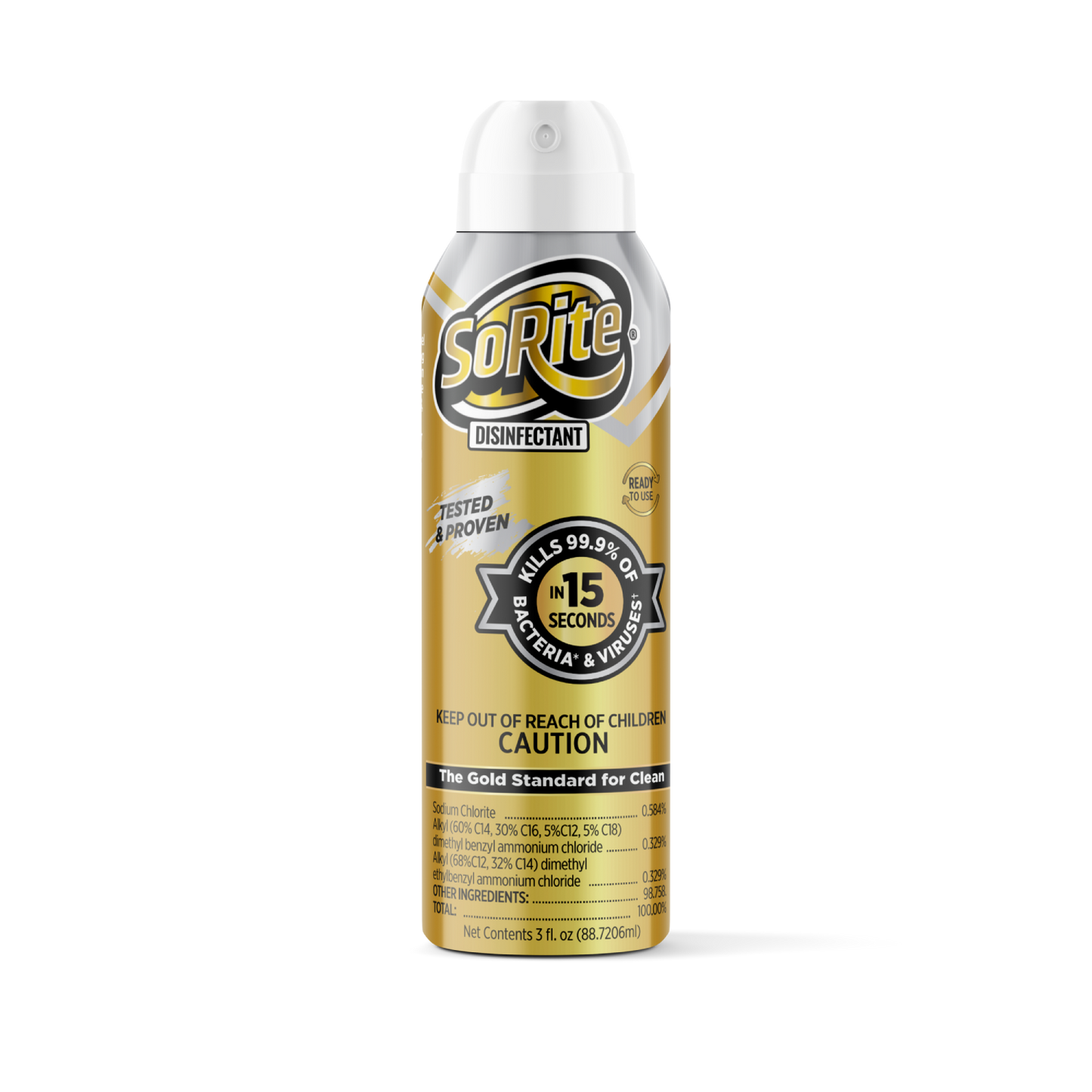Disinfectant 3 oz Bag-on-Valve Canister (case of 24)