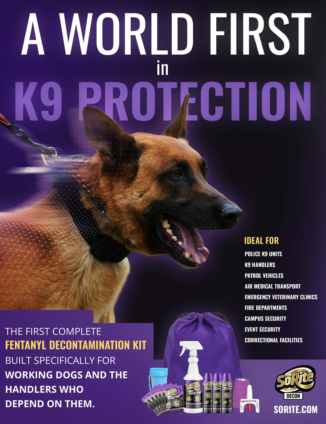 SoRite Is First In K9 Protection!