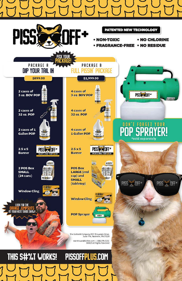 PISS OFF+ Retailer Dip Your Toe in Package